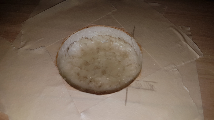 Servoschacht mit GFK belegt