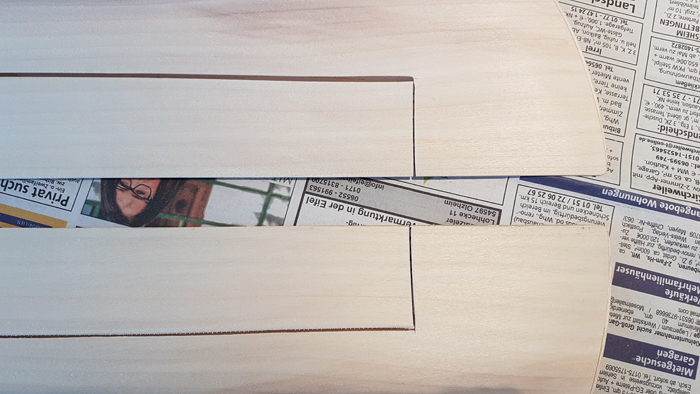 Ruderkanten verschliffen