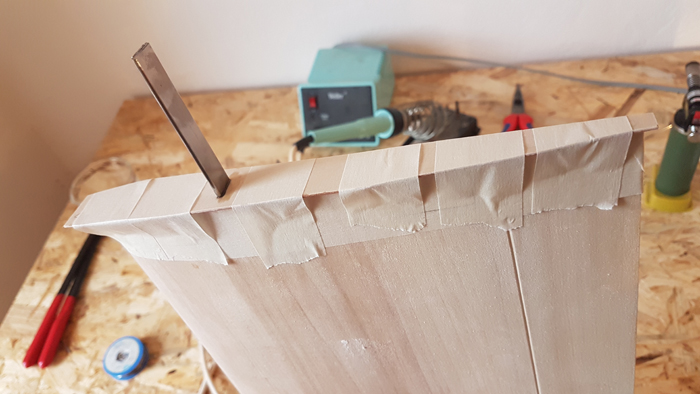 verklebte Wurzelrippe