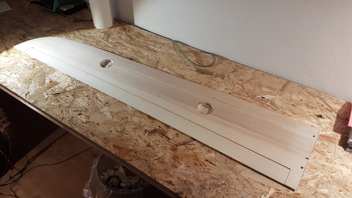 fertige rechte Fläche - Unterseite