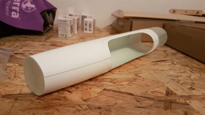 Abziehschnauze ausgefräst