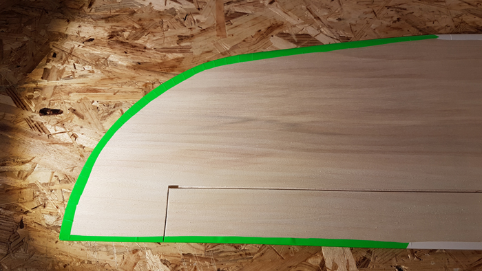 Folienumschlag Flügelspitze