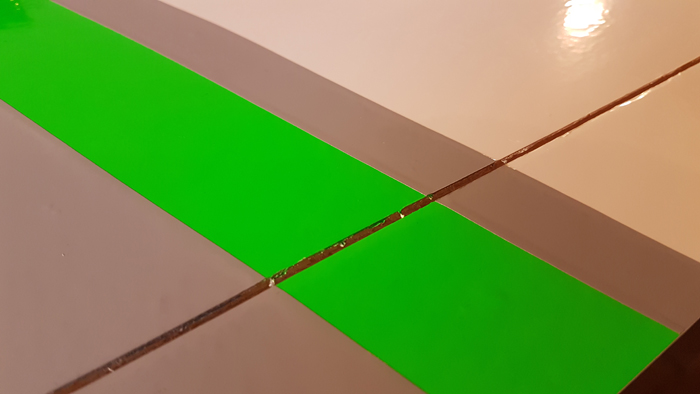 verschliffene Brankanten der Ruder