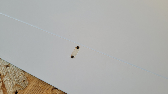 Folienausschnitt Unterseite Flächenruder