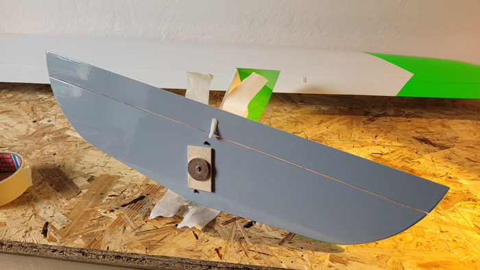 fixieren des Höhenleitwerks