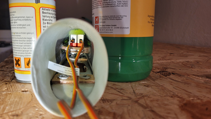 Einbau Servobrettchen