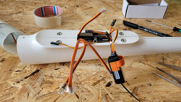 Einbau Kabelpeitsche