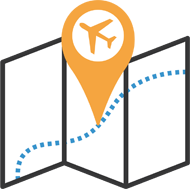 Standortmarker Flugplatz
